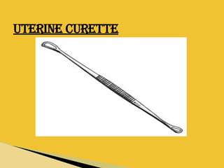Gynecological and obstetrics Instruments | PDF