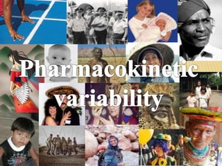 Pharmacokinetic variability 