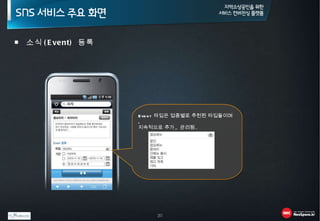 ■  소식 (Event)  등록 Event  타입은 업종별로 추천된 타입들이며 , 지속적으로 추가 ,  관리됨 . 