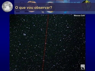O que vou observar?
                      Marcos Calil
 