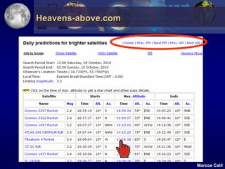 Heavens-above.com




                    Marcos Calil
 