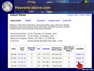 Heavens-above.com




                    Marcos Calil
 