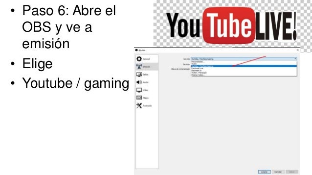 obs youtube e facebook