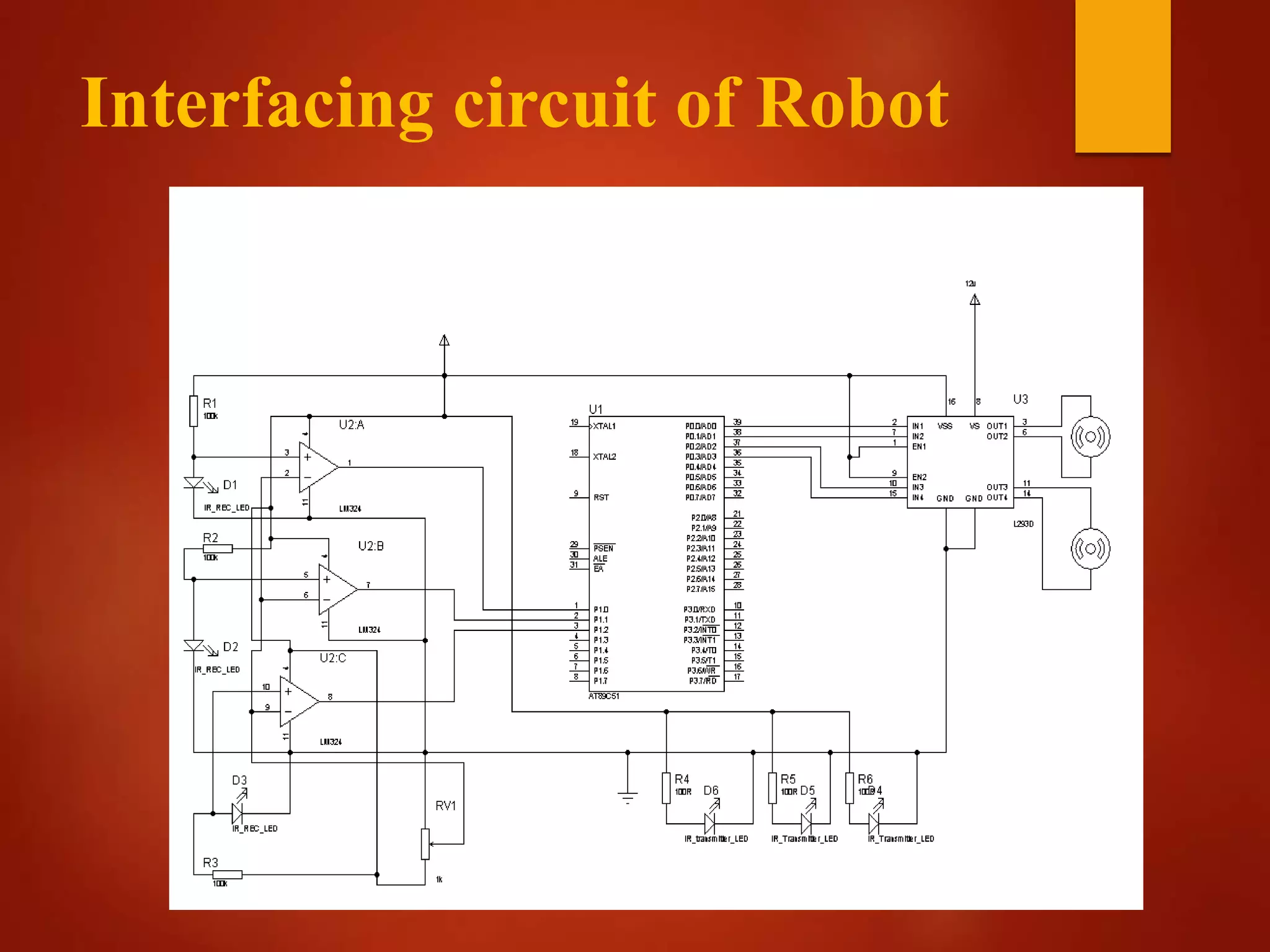 Interfacing circuit of Robot
 