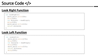 Source Code </> /
Look Right Function
Look Left Function
 