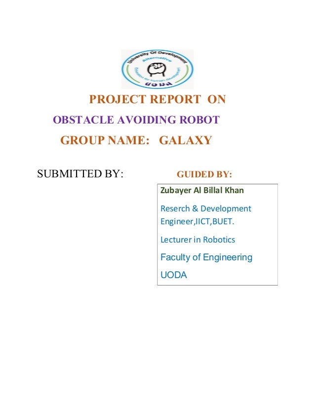 obstacle avoiding robot introduction