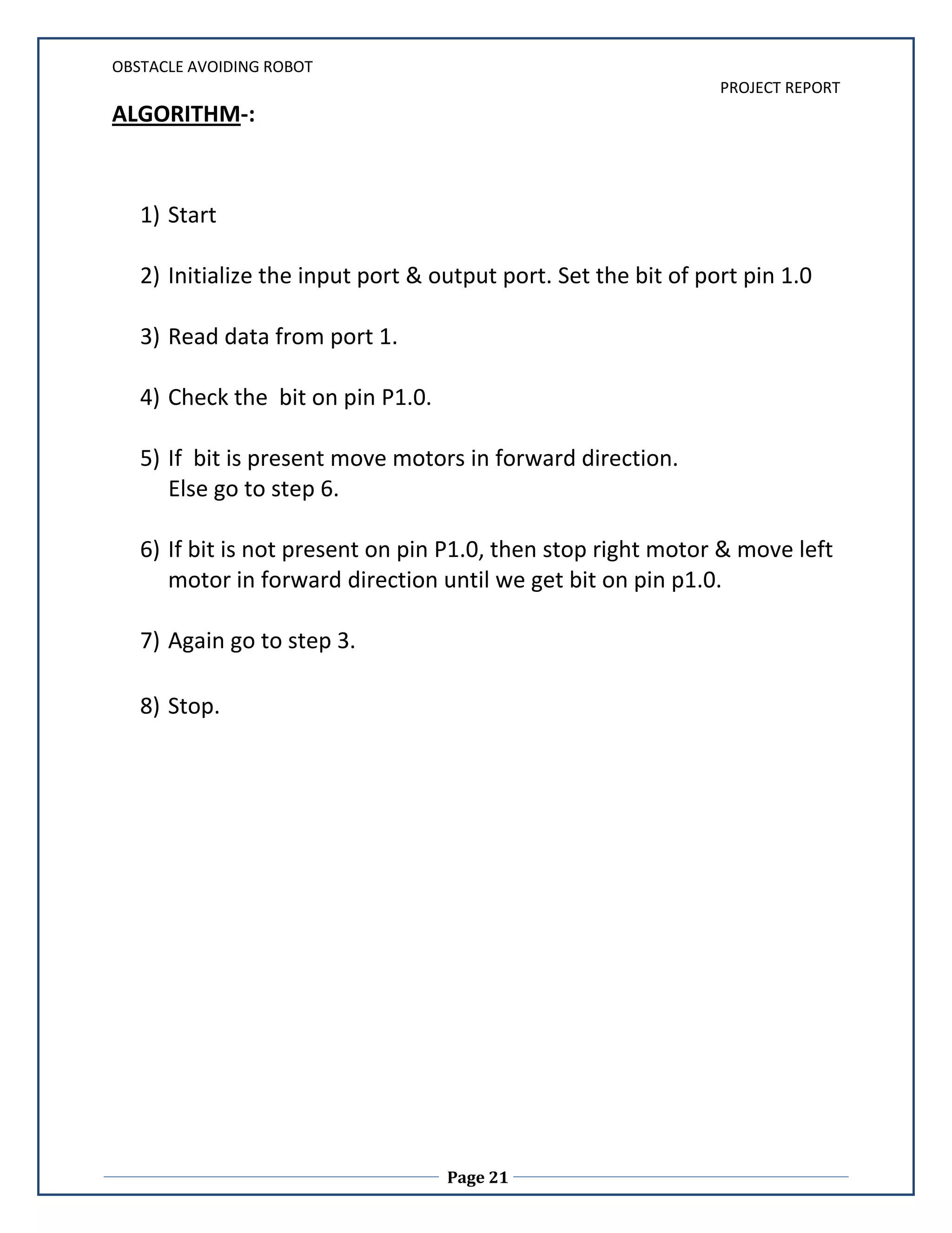 MotorsLet us take the overview of each block one by one.IR Transmitter & Receiver 