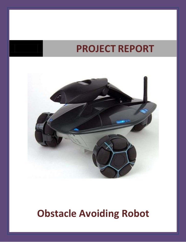 obstacle avoiding robot project