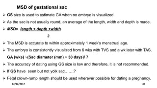 Gs Measure Obstetric ultrasound | PDF