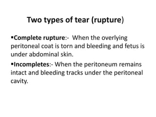 Obstetrical emergencies . | PPTX