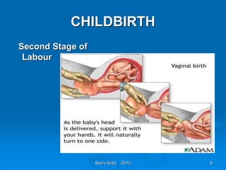 Barry Kidd 2010 9
CHILDBIRTH
Second Stage of
Labour
 
