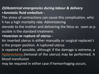 Obstetrical Emergency & Management.pptx