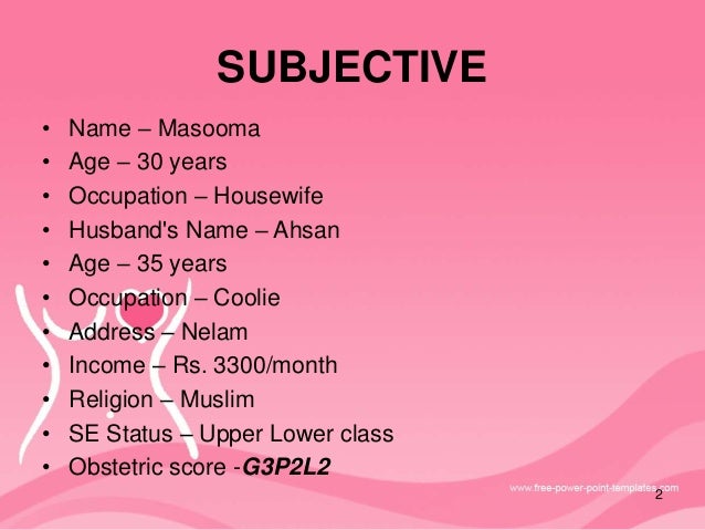 Examples of obstetric case studies image