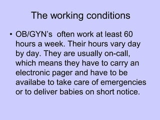 Obstetrician Gynecologist | PPT
