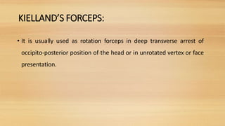 Obstetric instruments | PPTX