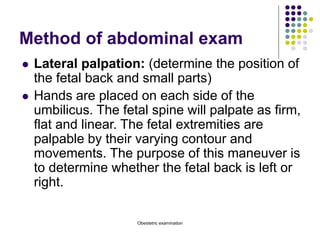 Obstetric physical examination-Ramy.ppt