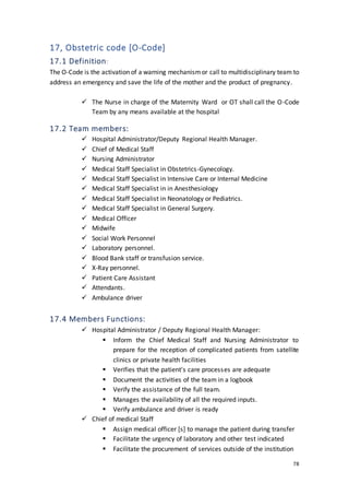 Obstetric protocol blz | DOCX