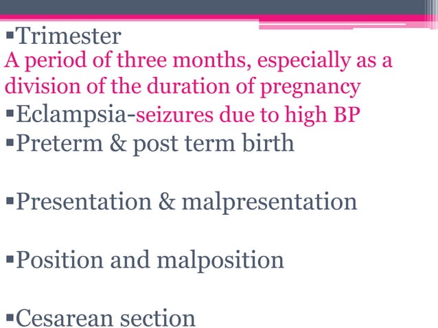 Obstetrics and gynaecology | PPTX | Pregnancy | Reproductive Health
