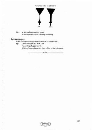 Obstetrics High Yield notes - For revision. .pdf