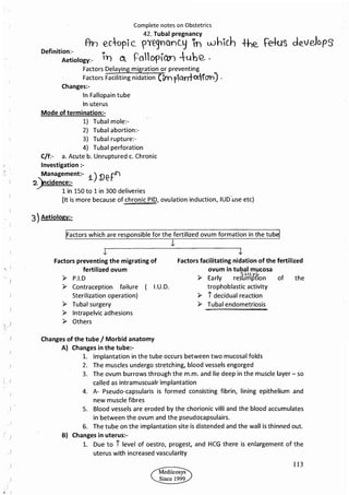 Obstetrics High Yield notes - For revision. .pdf
