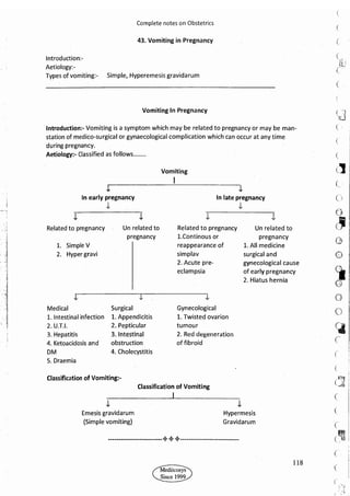 Obstetrics High Yield notes - For revision. .pdf