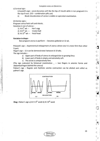 Obstetrics High Yield notes - For revision. .pdf