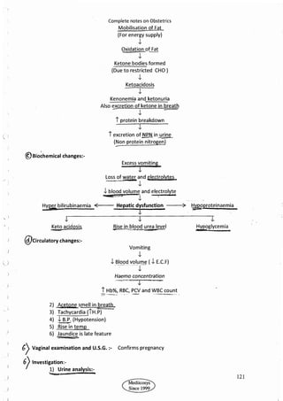 Obstetrics High Yield notes - For revision. .pdf