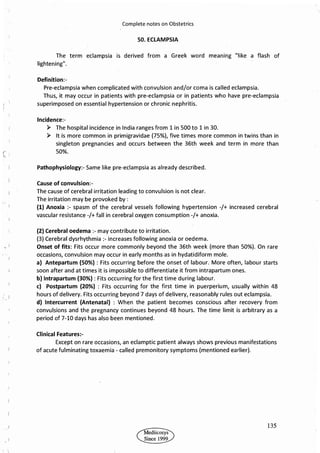 Obstetrics High Yield notes - For revision. .pdf