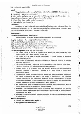 Obstetrics High Yield notes - For revision. .pdf