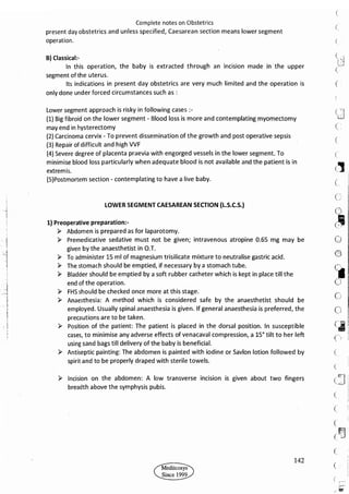 Obstetrics High Yield notes - For revision. .pdf