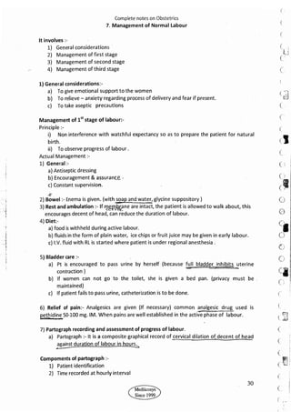 Obstetrics High Yield notes - For revision. .pdf