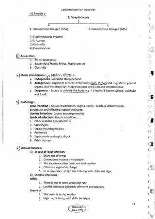 Obstetrics High Yield notes - For revision. .pdf