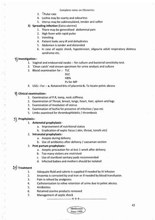 Obstetrics High Yield notes - For revision. .pdf