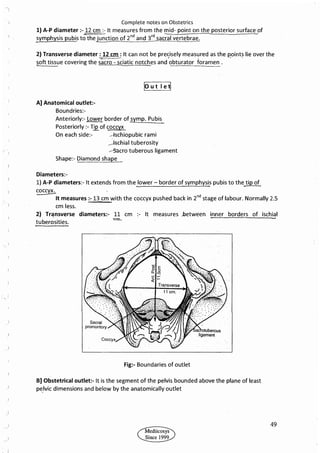 Obstetrics High Yield notes - For revision. .pdf