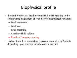 Obstetric ultrasound - Radiology | PPTX
