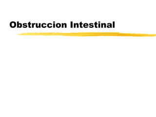 Obstruccion Intestinal 