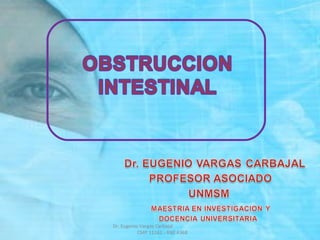 Dr. Eugenio Vargas Carbajal
CMP 11161 - RNE 4368
 