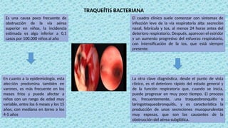 Traqueitis Rx Obstrucción de las Vías Respiratorias Altas en Pediatría: Diagnóstico y ...