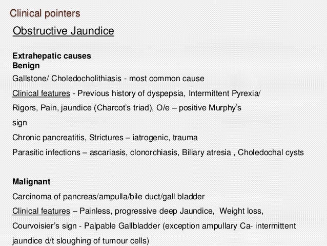 obstructive jaundice