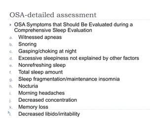 Obstructive sleep apnoea - clinical approach to a patient/ AASM ...