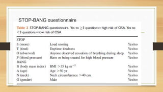 STOP-BANG questionnaire
 