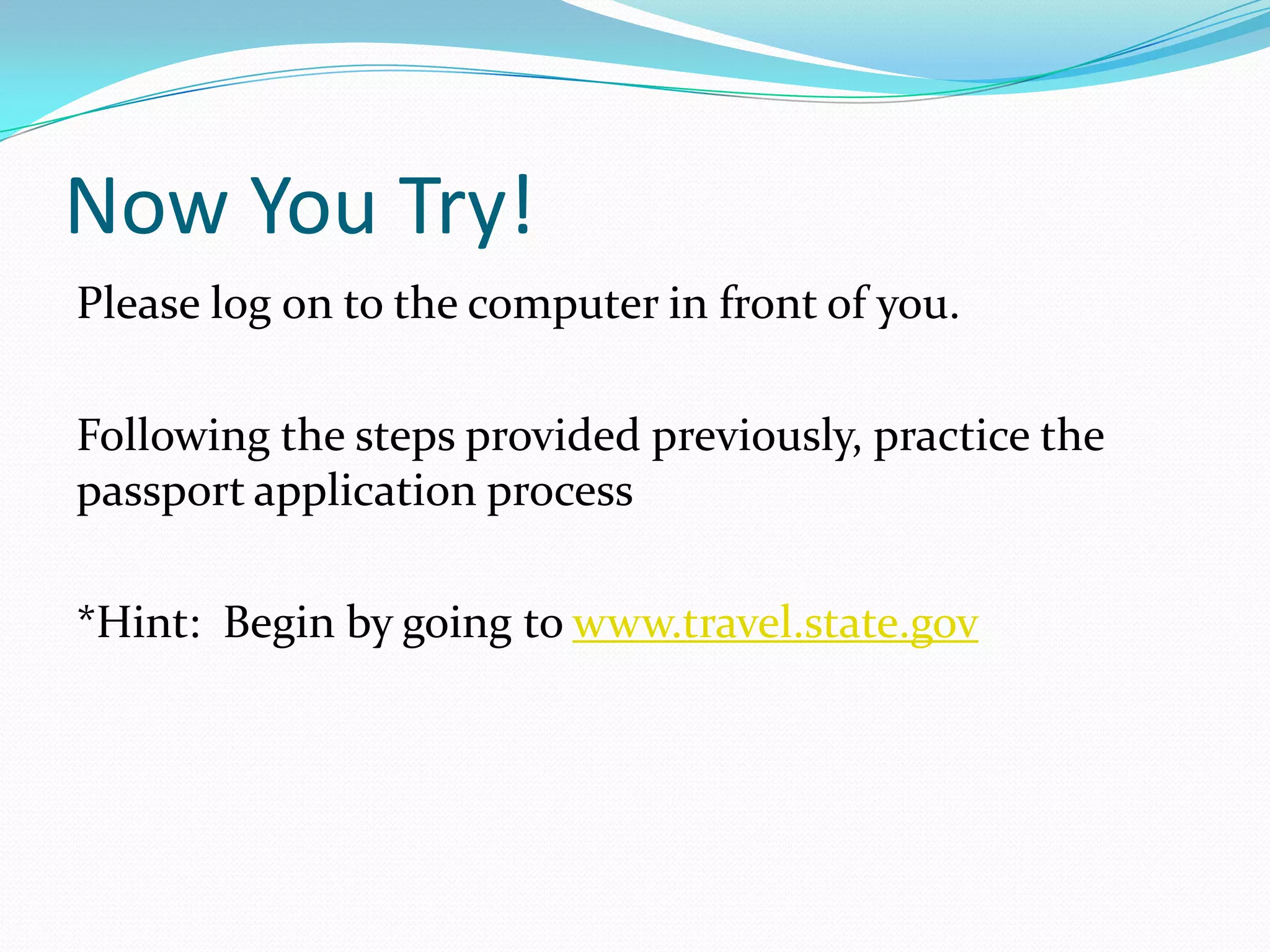 A short clip to summarize the stepshttp://www.youtube.com/watch?v=KbOkmfFSb4M&feature=email