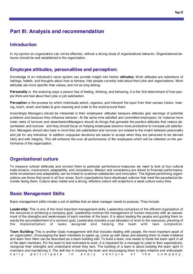 Organizational behavior research papers