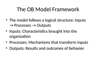 OB Theoretical model.pptx Model of OB by robbins | PPTX