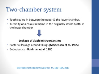 Root Canal Obturation general concepts principles | PPTX