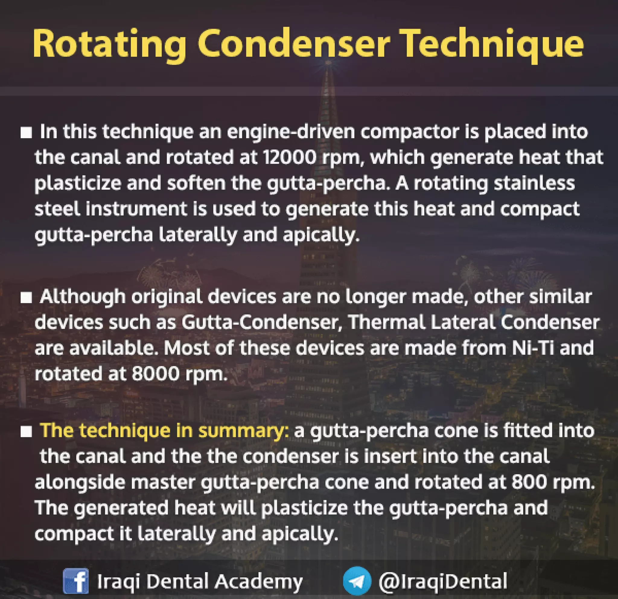 Obturation of Root Canal - Brief Presentation