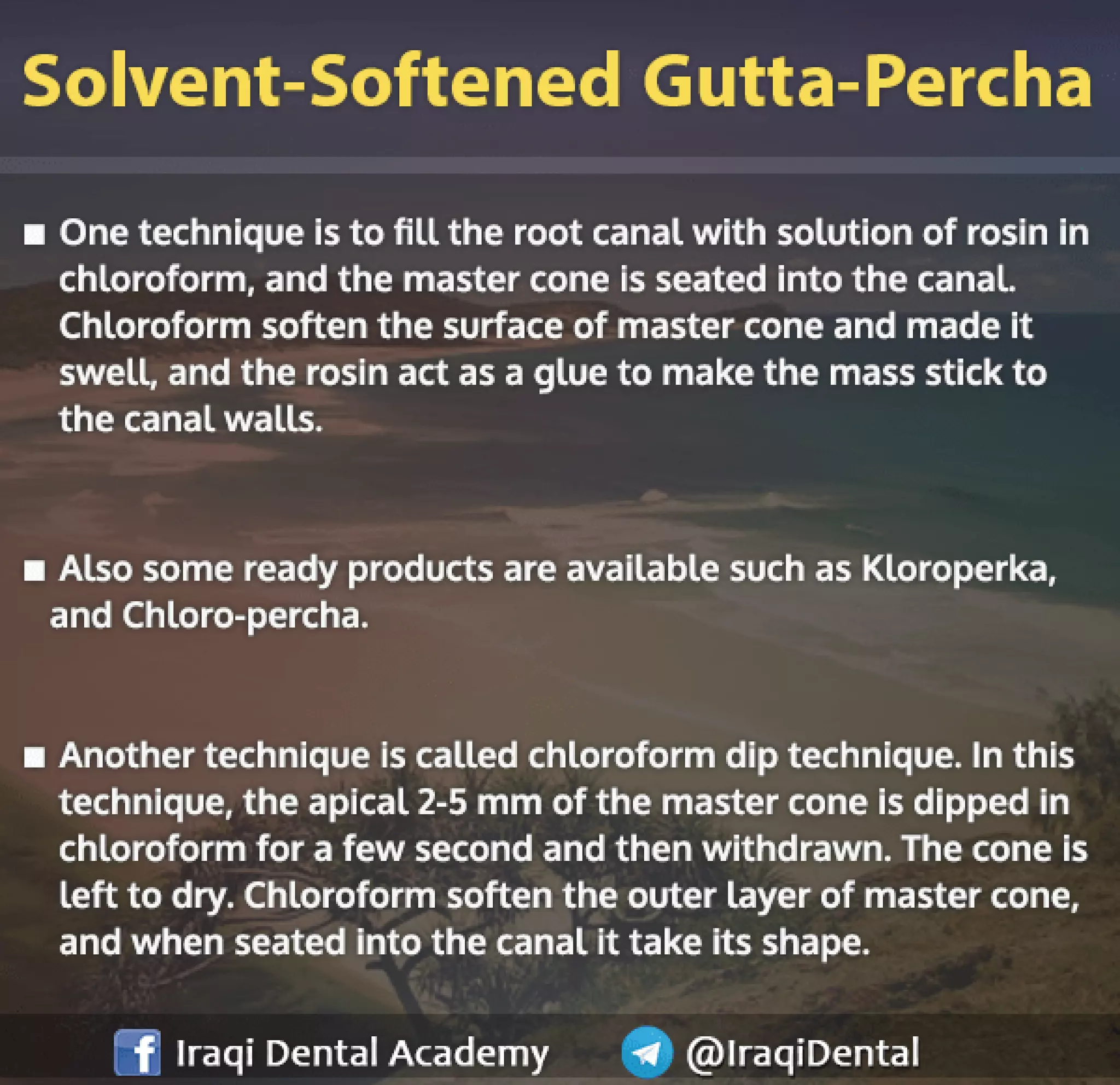 Obturation of Root Canal - Brief Presentation
