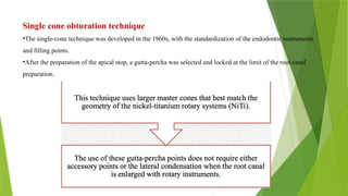 obturation techniques in endodontics.pptx