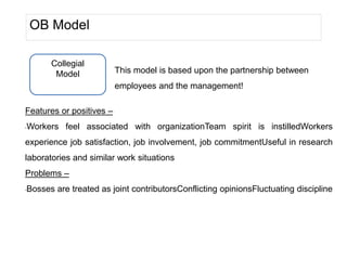 Organisation behaviour | PPTX