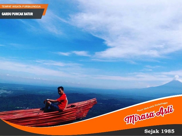 Obyek Wisata Alam Purbalingga Jawa Tengah Toko Mirasa Asli